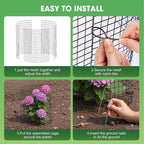 60Pcs Plant Protectors from Animals, Outdoor Plant Cages to Keep Animals Out Out - Image 4