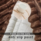 Sofa Cover Fuzzy Couch Cover for Pet, Couch Covers for Dogs Washable Non-Slip - Image 4