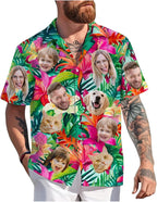 Custom Hawaiian Shirt with Face Photo Picture by GLOXO