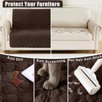 Smiry Waterproof Dog Bed Cover Blanket, Soft Reversible Pet Blanket, Washable - Image 4