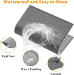 Pieviev 2 Packs Cat Litter Mat Double Layer Waterproof Urine Proof Trapping Mat - Image 7