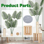 82.7'' Tall Modern Cat Tree for Indoor Cats, Artificial Areca Palm Tree Cat - Image 8