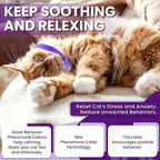 Pheromone Calming Collar for Cats: Breakaway Cat Calming Collar for Anxiety - Image 2