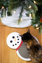 Pearhead Holiday Snowman Cat Scratch Pad, Cat Toy Scratch Pad - Image 2