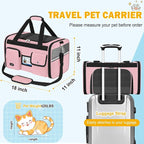 HUANLANG Soft-Sided Cat Carrier Airline Approved, Dog Carriers - Image 5