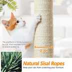 Yaheetech Multi-Level Cat Trees Cat Towers 79in Cat Tree - Image 6