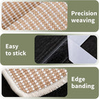 Cat Scratcher Mat, 23.6"x 15.7" Natural Sisal Cat Scratch Mat - Image 3