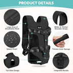 Lukovee Dog Backpack Carrier, Legs Out Easy-fit Dog Front Carrier - Image 3