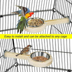 ASOCEA 2 Pack Bird Perch Feeding Cup, Bowls - Image 7