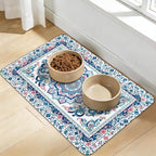 Dog Food Mat for Bowls, Absorbent Quick Dry Dog Cat Mats for Food and Water - Image 9