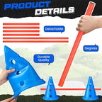 10 Sets Dog Agility Hurdle Cone Set 20 Pcs Exercise Cones - Image 4