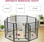 Dog Playpen, 40 inch 8 Panels Dog Fence Outdoor Heavy Duty Dog Pen - Image 9