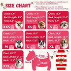Dog Christmas Sweater Cute Striped Reindeer Xmas Pet Clothes Holiday Puppy Cat - Image 6