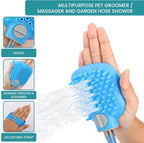 Belle Vous Dog Bath Hose Sprayer and Scrubber Attachment - Image 3