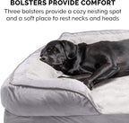 Furhaven Orthopedic Dog Bed for Large Dogs w/ Removable Bolsters & Washable - Image 12