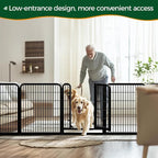 Yaheetech Dog Playpen Outdoor, 32 inch 6 Panels Dog Pen Indoor Heavy Duty Puppy - Image 5