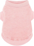 Cozy and Functional Dog Shirts for Small Puppies: Stretchable Pink Attire by Paiaite