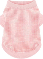 Cozy and Functional Dog Shirts for Small Puppies: Stretchable Pink Attire by Paiaite