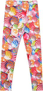 Girl Unicorn Leggings Kid Rainbow Print Legging Tights Trousers Slim Long Pants - Image 3