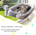 Cat Window Perch with Washable Cushion & Strong Suction – Stable & Cozy Cat - Image 2