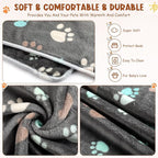 Tegeme 8 Pcs Fleece Dog Blankets - Image 3