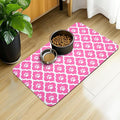 Dog Food Mat 17X30 Inch Pet Feeding Absorbent Mats by Xspatroias