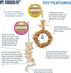 Prevue Pet Products Wholesome Naturals 4 Piece Bird Toy Bundle - Image 3
