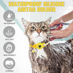 BINGPET AirTag Cat Collar with Bells, Upgraded Safety Elastic Cat Collar with - Image 5
