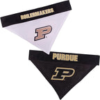 Pets First Collegiate Pet Accessories, Reversible Bandana, Purdue Boilermakers by PETSFIRST