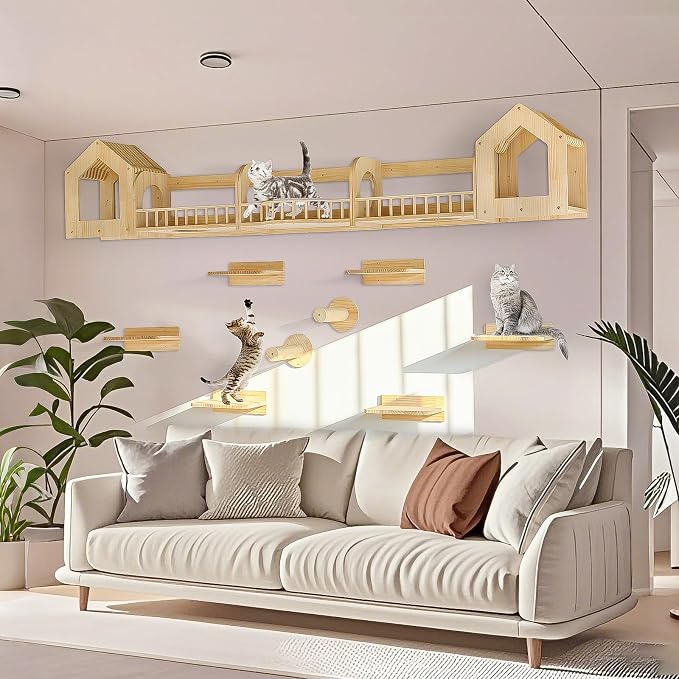 Cat Wall Shelves and Furniture Set by Canormpet