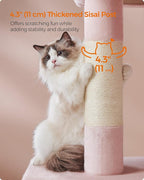 Feandrea Cat Tree, 40.6-Inch Cat Tower, Plush Condo - Image 5