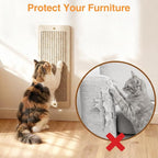 Cat Wall Shelves, Wooden Multi-Level Cat Climbing Furniture, Sisal Scratcher - Image 5