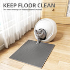 ESTHELLO Cat Litter Mat, Cat Litter Trapping Mat, Honeycomb Double Layer Design - Image 7