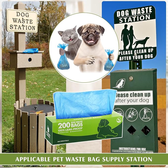Sherr 20 Boxed Rolls 4000 Counts Dog Poop Bags Bulk Leak Proof Dog Waste Bags - Image 2