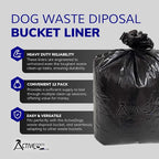 ActiveDogs Dog Poop Bucket Bags 12PK - Image 2