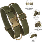 Didog Soft PU Leather Dog Collar, Stylish Quick Released Dog Collars - Image 2