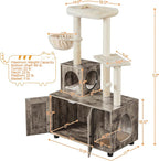 Yaheetech Litter Box Enclosure - Image 3