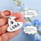 Custom Magic Hat Pet ID Tag for Dogs Cats, Personalized Engraved Name & Phone - Image 4