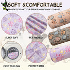 Rezutan 1 Pack 3 Blankets for Dogs, Dog Blanket for Medium Pet Cat, Premium - Image 7
