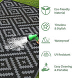 GENIMO Outdoor Rugs 2.5x8 Waterproof, Reversible Mats, Outdoor Area Rug - Image 5