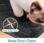 Cat Litter Mat Litter Trapping Mat, Less Waste Cat Litter Box Mat, Soft on - Image 2