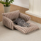 Hollypet Cat Bed Fluffy Plush Mutifuctional Double-Layer Soft Warming Kitty Pet - Image 6