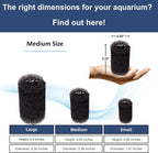 UNEAK 2-Pack Medium Premium Pre Filter Sponge Aquarium Intake High-Porosity - Image 2