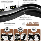Halloween Pet Feeding Mat, Ghosts Absorbent Quick-Dry Cat Dog Food and Water - Image 3