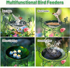 HONGLAND 36.5" Metal Bird Bath - Image 7