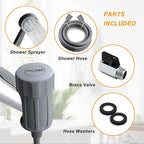 Pets Shower Attachment, Quick Connect on Tub Spout w/Front Diverter, Portable - Image 6