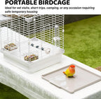 14.6" Portable Travel Bird Cage, Parrot Cage, Ample Room - Image 7