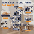 Sweetcrispy 71 inch Cat Tree Tower, Large Multi Level Cat Climbing Tower - Image 3