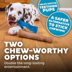Outward Hound Dogwood Puppy Durable Dog Chew Toys, Real Wood & Teething Bone - Image 5