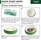 Love's cabin Round Donut Cat and Dog Cushion Bed, 20in Pet Bed - Image 8